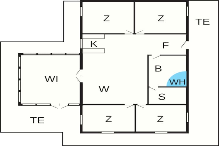8 persoons vakantie huis in Højslev-By Traum-Plattegrond