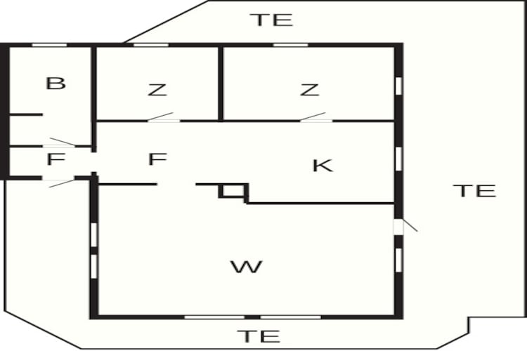 99206 RØSSLYNGTUA-Plattegrond