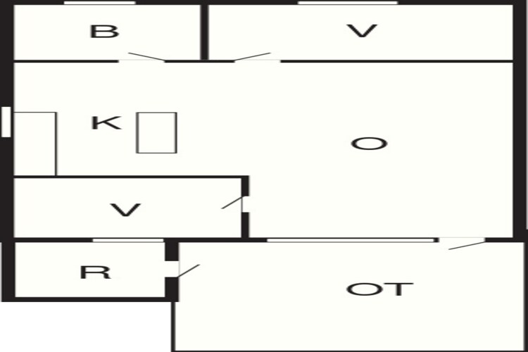 4 persoons vakantie huis in Højslev-Plattegrond