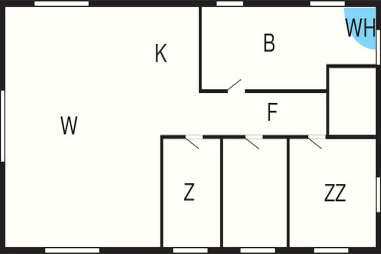 Gezellig toevluchtsoord in Bonnerup -- By Traum Ferienwohnungen-Plattegrond