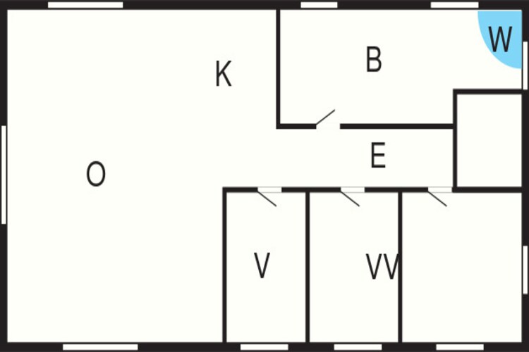 Gezellig toevluchtsoord in Bonnerup -- By Traum Ferienwohnungen-Plattegrond