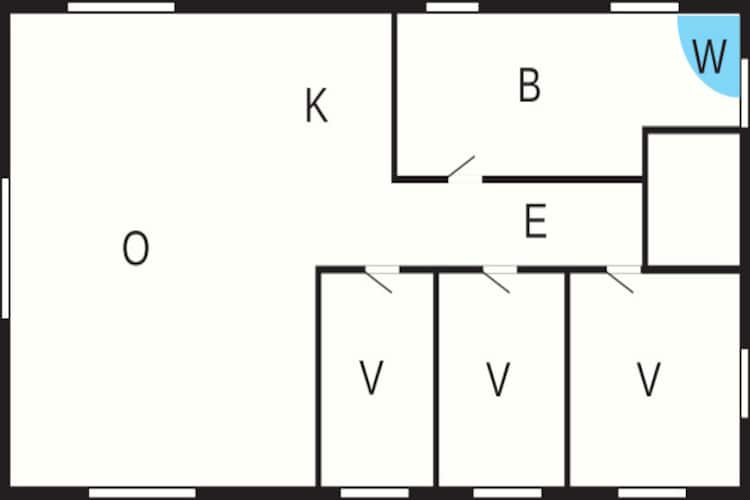 Gezellig toevluchtsoord in Bonnerup -- By Traum Ferienwohnungen-Plattegrond