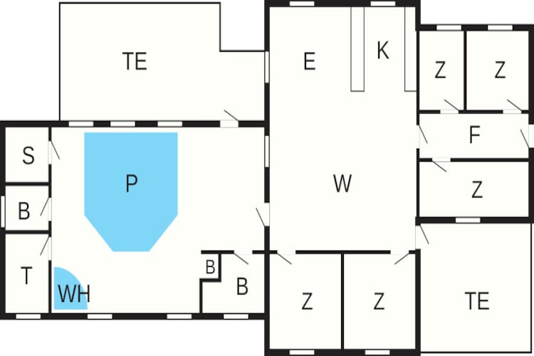 Maison de vacances pour 10 a Harboøre-By Traum - Plan