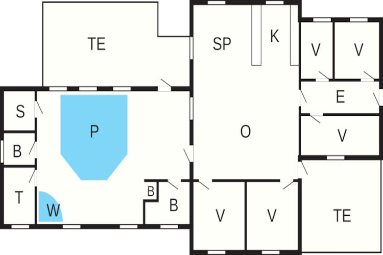 Maison de vacances pour 10 a Harboøre-By Traum - Plan