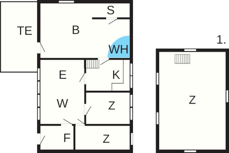 6 persoons vakantie huis in Harboøre-By Traum-Plattegrond