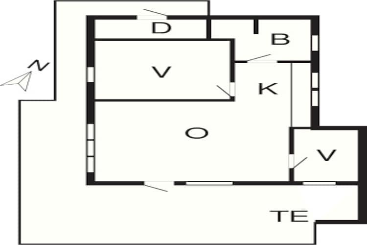 4 persoons vakantie huis in Hovborg-By Traum-Plattegrond