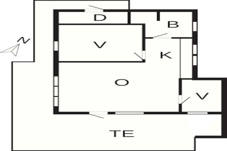 4 persoons vakantie huis in Hovborg-By Traum - Plattegrond