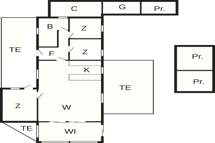 6 persoons vakantie huis in Tarm-By Traum - Plattegrond