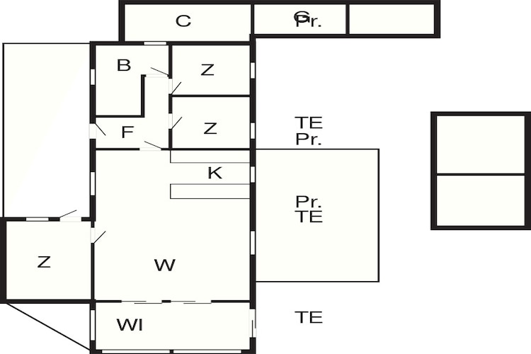 6 persoons vakantie huis in Tarm-By Traum - Plattegrond