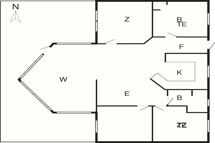 8 persoons vakantie huis in Gedser-By Traum-Plattegrond