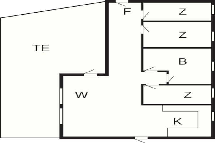6 persoons vakantie huis in Børkop-By Traum - Plattegrond