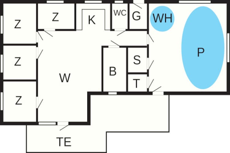 8 persoons vakantie huis in Harboøre-By Traum-Plattegrond