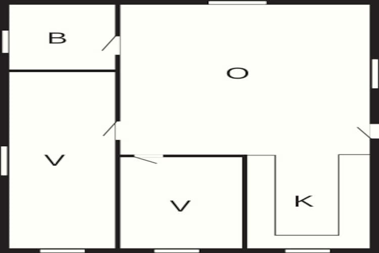 4 persoons vakantie huis in Nykøbing M-By Traum - Plattegrond