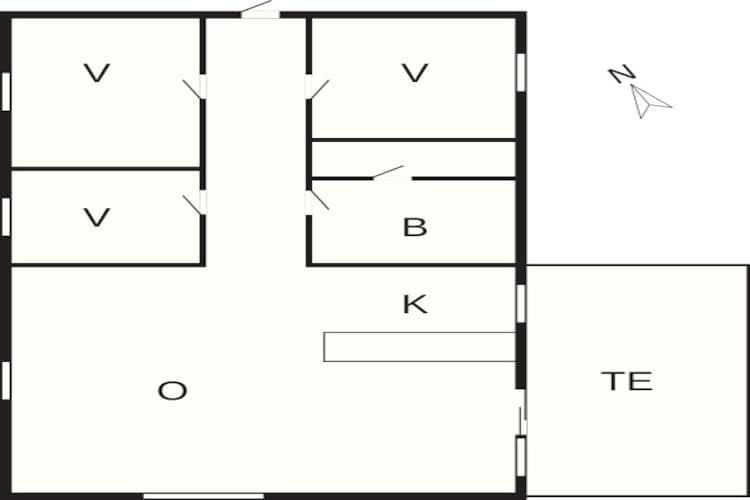 7 persoons vakantie huis in Frøstrup - Plattegrond