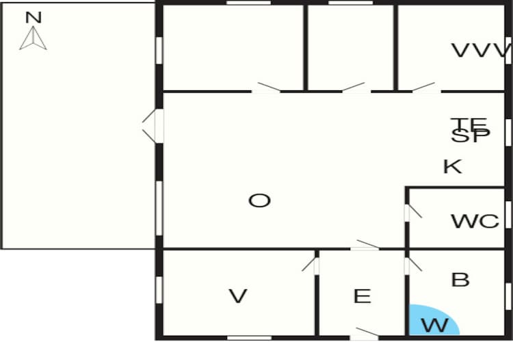 Maison de vacances pour 10 a Frøstrup-By Traum - Plan