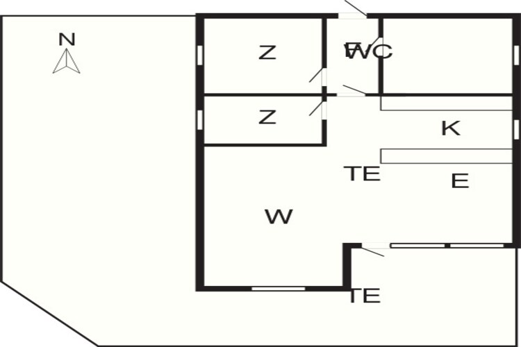 4 persoons vakantie huis in Hemmet-By Traum-Plattegrond