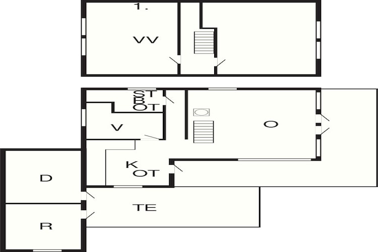6 persoons vakantie huis in Glesborg-By Traum-Plattegrond