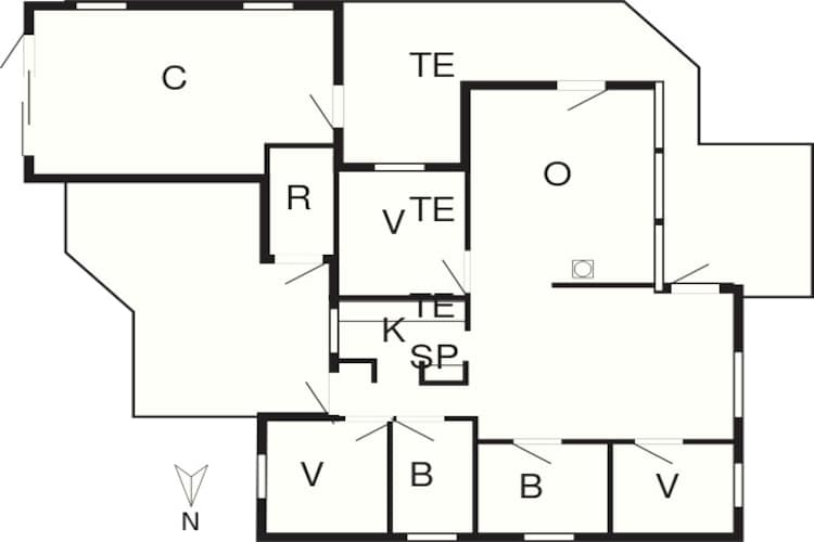 6 persoons vakantie huis in Løkken-By Traum-Plattegrond