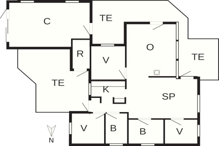 6 persoons vakantie huis in Løkken-By Traum-Plattegrond