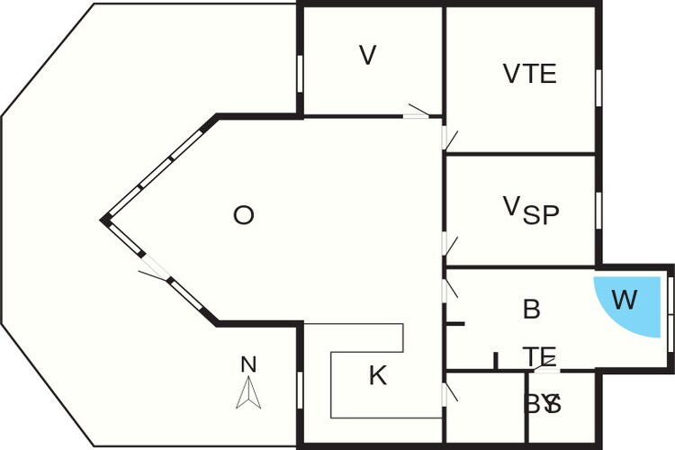 7 persoons vakantie huis in Rødby-By Traum-Plattegrond