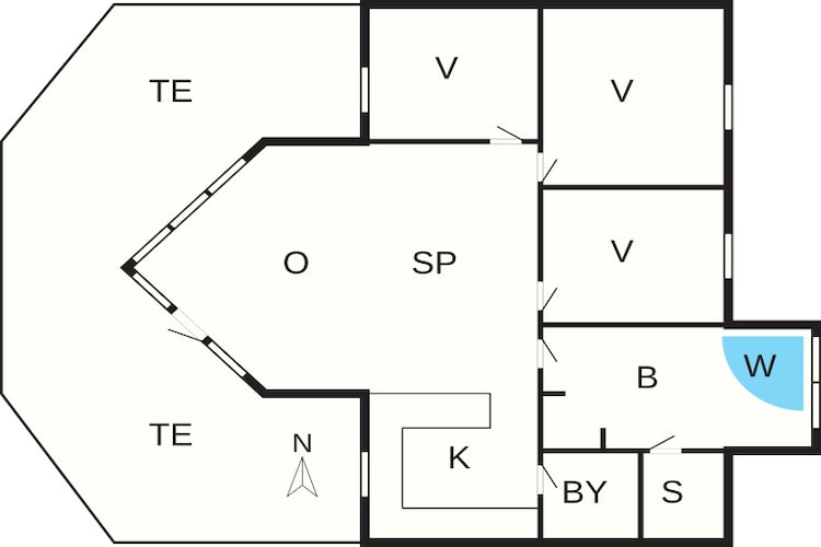 7 persoons vakantie huis in Rødby-By Traum-Plattegrond