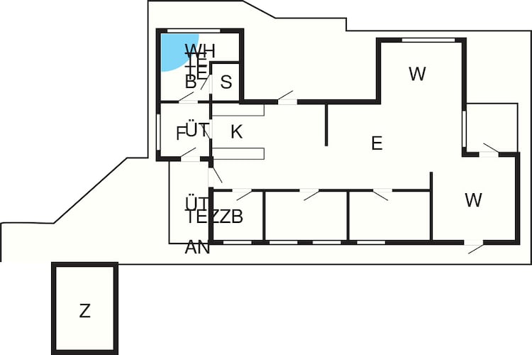 6 persoons vakantie huis in Blokhus-By Traum-Plattegrond