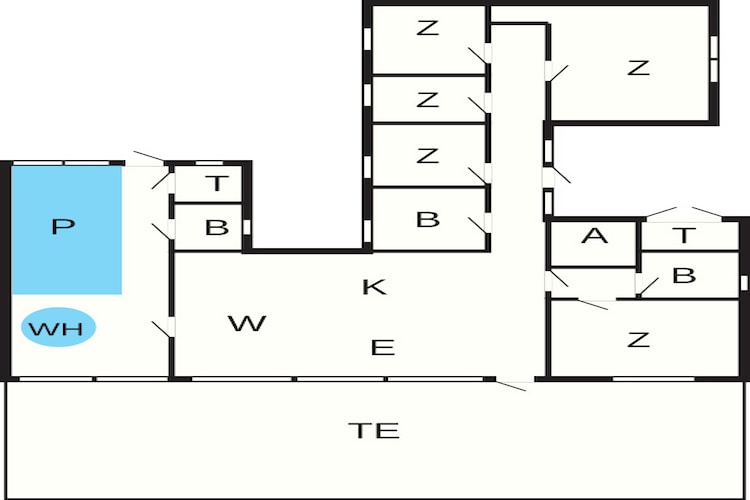 10 persoons vakantie huis in Ebeltoft-Plattegrond