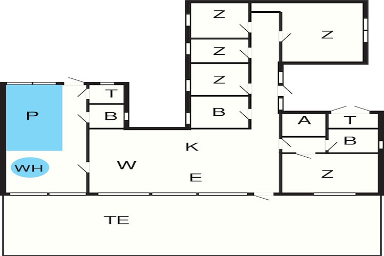 10 persoons vakantie huis in Ebeltoft - Plattegrond