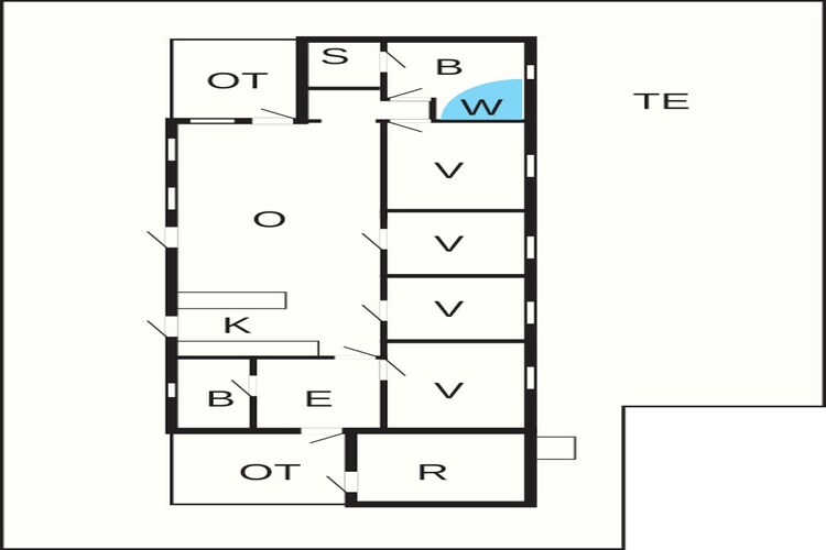 8 persoons vakantie huis in Saltum-By Traum-Plattegrond