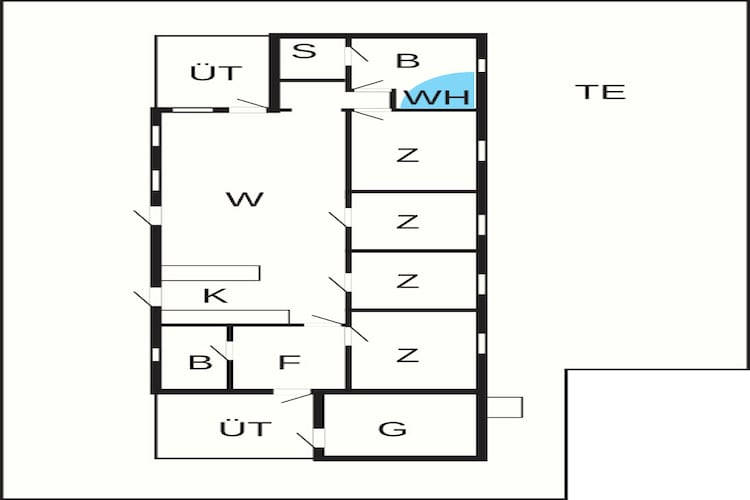 8 persoons vakantie huis in Saltum-By Traum-Plattegrond