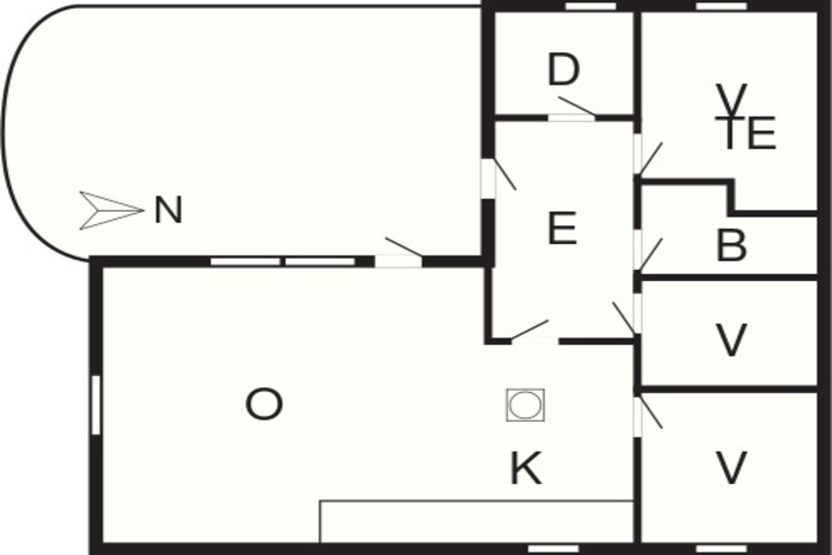 5 persoons vakantie huis in Ulfborg-By Traum-Plattegrond