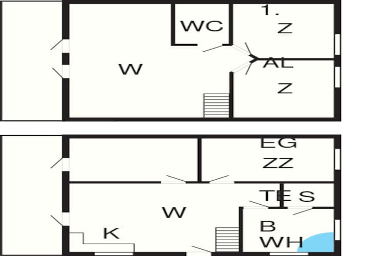 2 levels, 8 persons-Plan d'étage