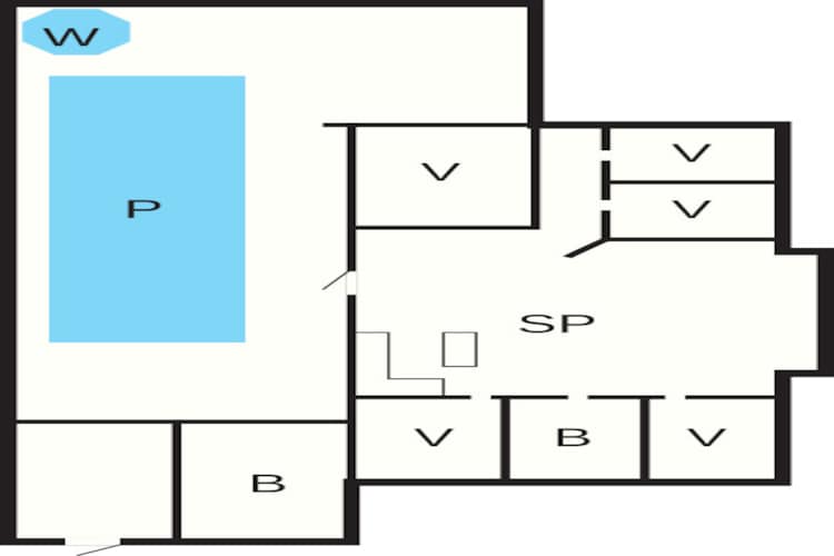 12 persoons vakantie huis in Glesborg-Plattegrond
