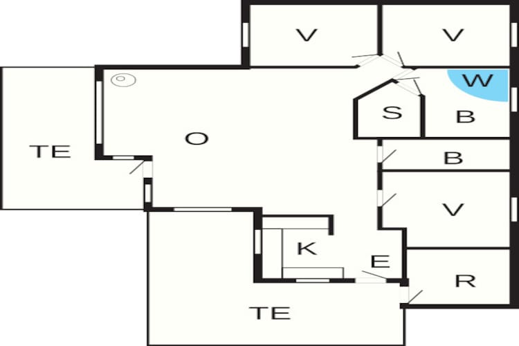 8 persoons vakantie huis in Skals-Plattegrond