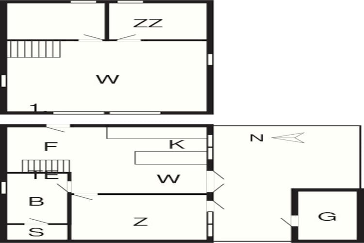 6 persoons vakantie huis in Thisted-Plattegrond