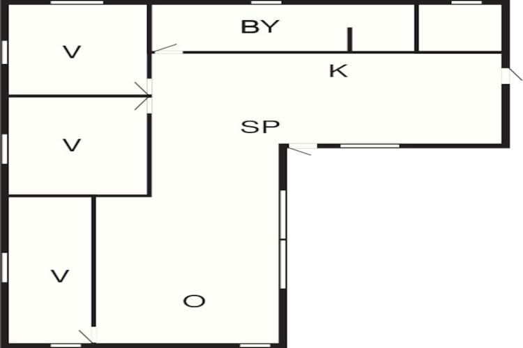6 persoons vakantie huis in Ebeltoft-Plattegrond