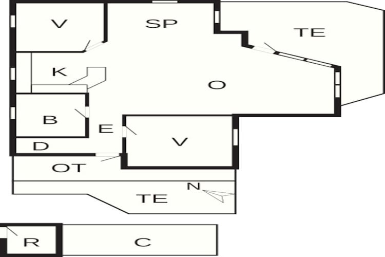 6 persoons vakantie huis in Nakskov-Plattegrond