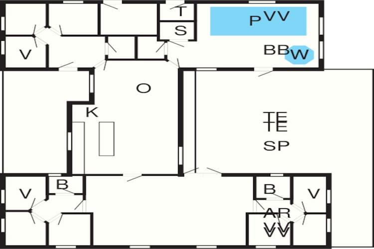 24 person holiday home in Frederiksværk-Floor plan
