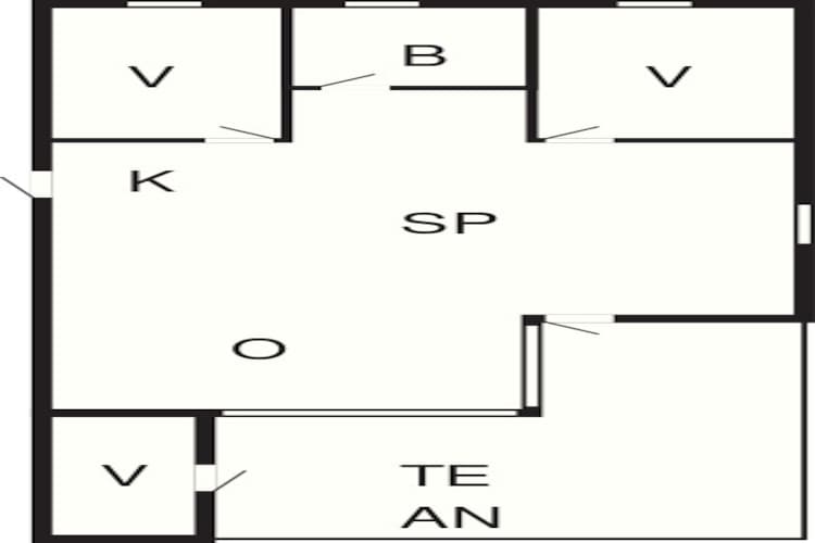 Rustieke toevluchtsoord in Klitmoller-By Traum-Plattegrond