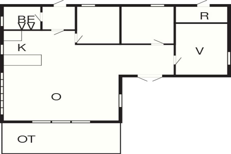6 Personen Ferienhaus in Vinderup-Grundriss