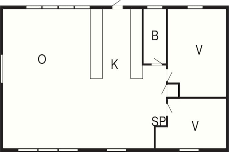 5 persoons vakantie huis in Fanø-Plattegrond