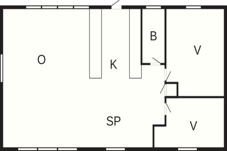5 persoons vakantie huis in Fanø-Plattegrond