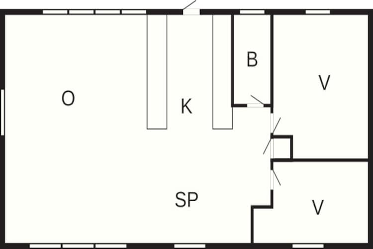 5 person holiday home in Fanø - Floor plan
