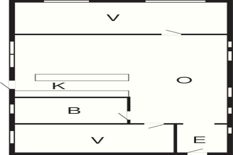 Maison de vacances pour 5 a Hurup Thy-Plan d'étage