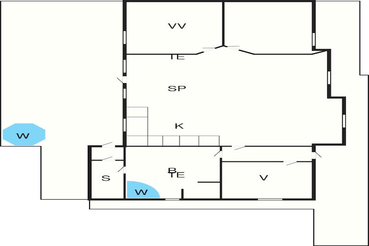 7 Personen Ferienhaus in Grenaa-Grundriss