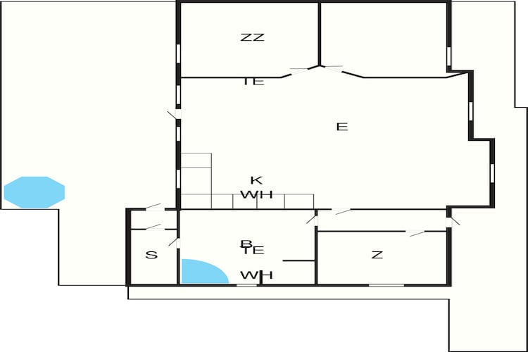 7 Personen Ferienhaus in Grenaa-Grundriss