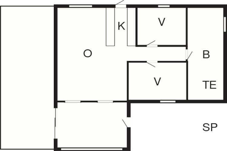 Panoramisches Ferienhaus Ruckzug-By Traum-Grundriss