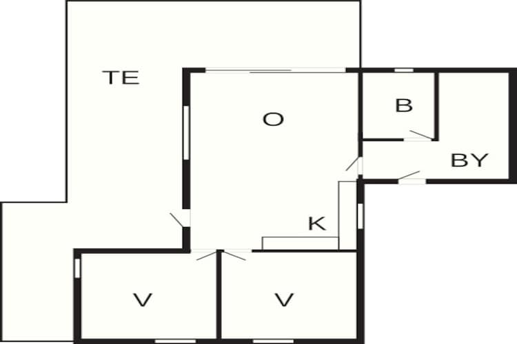 4 Personen Ferienhaus in Kolding-Grundriss