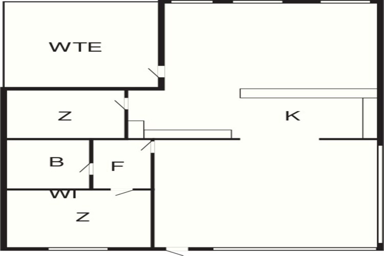 4 persoons vakantie huis in Hemmet-Plattegrond