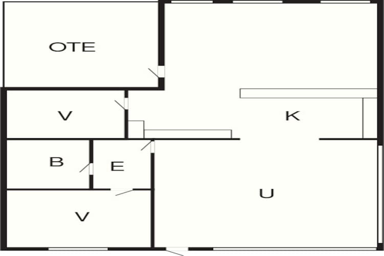 4 persoons vakantie huis in Hemmet-Plattegrond